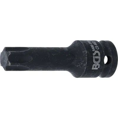 Image of BGS 5480 T70 Impact Bit Socket length 75 mm 12.5 (1/2&quot;) Drive T Star (for Torx)