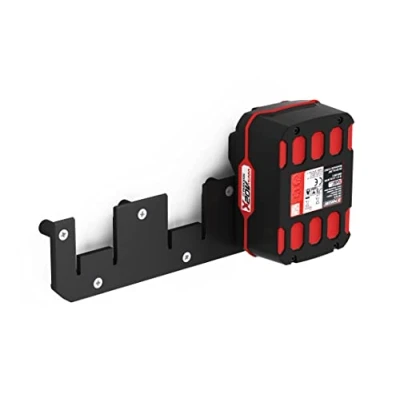 Image of NewGround Designs Battery Wall Mount Suitable for Parkside Batteries 20 V Holder X Team / (3 Batteries) Including Screws and Dowels [Made in Germany]