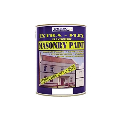 Image of Bedec BEDE2MB0773/46 Extra Flex Elastomeric Masonry Paint, Suffolk Pink, 5 Litres