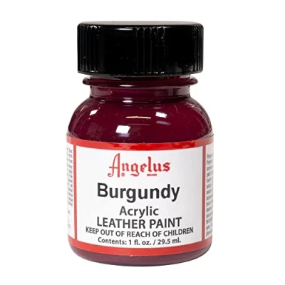 Image of Angelus Leather Paint Burgundy Red