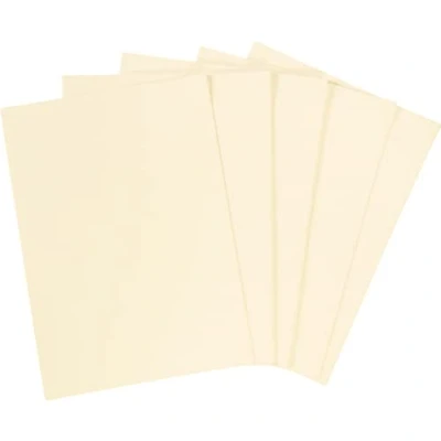 Image of A5 Cream Card 50 Sheets Ivory 160gsm Coloured Printer Photocopier