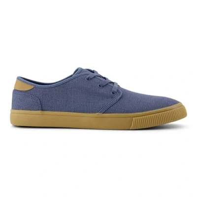 Image of TOMS Men&#039;s Carlo Sneaker, Slate Blue Heritage Canvas, 10 UK