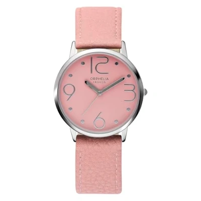 Image of Orphelia Fashion Womens Analogue Watch Oblivious with Leather Strap,Pink