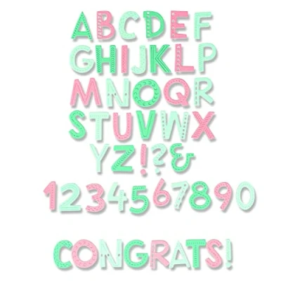 Image of Sizzix Thinlits Die 26PK Woodland Baby Set by Jennifer Ogborn 665960 Chapter 3 2022, Multicolor, One Size