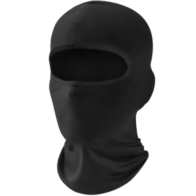 Image of fuinloth Balaclava Ski Face Mask, Motorcycle Cycling Neck Warmer for Helmet, UV Protector Scarf Men/Women Black