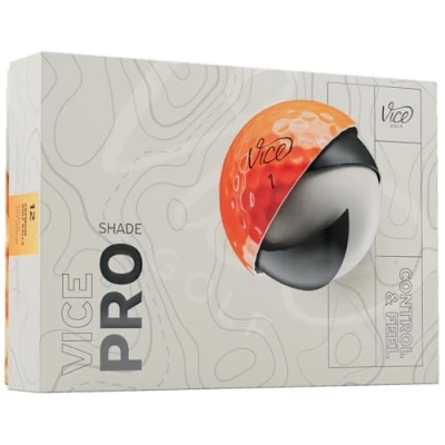 Image of Vice Pro Golf Balls (2025 Model) (Red/Orange Shade)