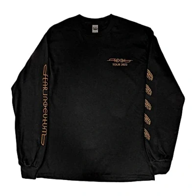 Image of Tool T Shirt Spiral Tour 2022 Band Logo Official Mens Black Long Sleeve S