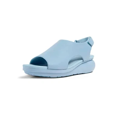 Image of Camper Women&#039;s Balloon K201481 Wedge Sandal, Blue, 3 UK