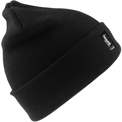 Image of Result Rc033 Thinsulate Ski Hat Capblack, One Size