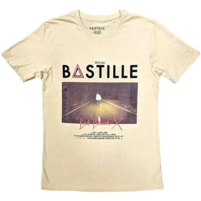 Image of Rock Off officially licensed products Bastille Bad Blood Band Logo T Shirt L Sand