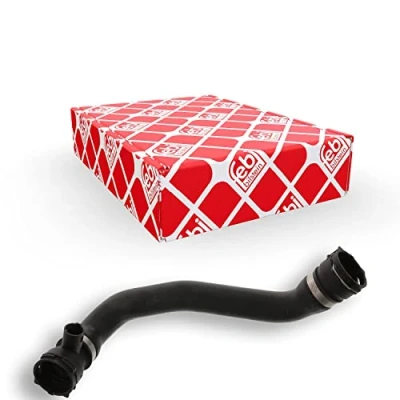 Image of 17127519257 Radiator Hose FEBI BILSTEIN 44603 Upper Right EPDM (ethylene propylene diene Monomer (M class) rubber), Plastic with quick couplers