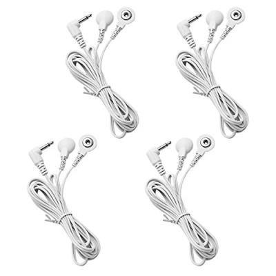 Image of 4 Count TENS Wires 3.5mm Plug to Snap Electrode for Unit Electrodes Lead