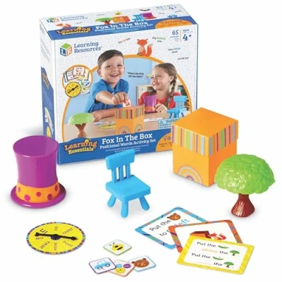 Image of Learning Resources Fox in the Box Positional Words Activity Set