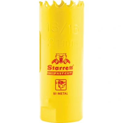 Image of Starrett Fastcut Bi Metal Holesaw 21mm