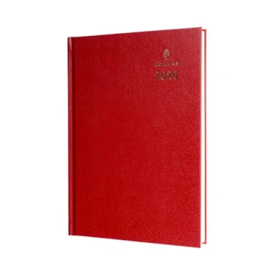 Image of Collins 44 Desk Diary A4 Day to Page 2026 Red 44.15 26