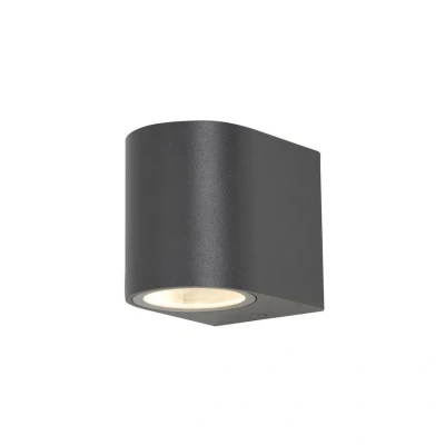 Image of Forum Lighting ZN 29181 BLK Zinc Antar Up or Down Wall Fitting