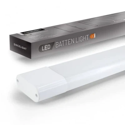 Image of SINCELIGHT LED Batten Light 4ft(120cm), Omni Directional 270 Degree Beam Angle, 36W Integrated Linear Tube, Ceiling or Wall Mount for Kitchen,Garage,Office,Shop, Warm White 3000K, Pack of 1