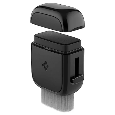 Image of Spigen EZ Slide &amp; Brush Screen Cleaner Designed for Tesla and All Screens, Phones, Laptops, Tablets, EV Cars, No Solution Needed (Extra Microfiber Pad Included)