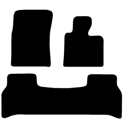 Image of Carsio Carpet Car Mats For Range/Land Rover Vogue 2002 2012 Tailored Fit Floor Mat Complete Accessory Black Custom Fitted All Weather, Anti Slip Backing &amp; Trim