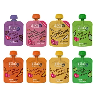 Image of Ella&#039;s Kitchen First Taste Mixed Case Selection from 4 Month 8 x 70g