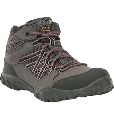 Image of Regatta Womens Edgepoint Mid Rise Walking Boots Granite 6 UK