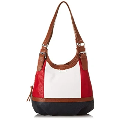 Image of Tom Tailor Acc Women&#039;s Juna Shopper, Multicolour (Maritim), 31x29x14 Centimeters (W x H L)