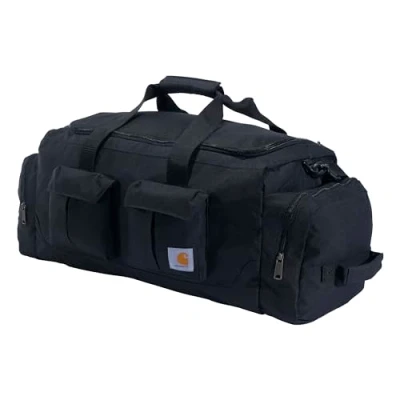 Image of Carhartt 40l Utility Duffel, Heavy Duty Gear Bag for Jobsite, Gym, &amp; Travel, Duffel (Black), US, Travel