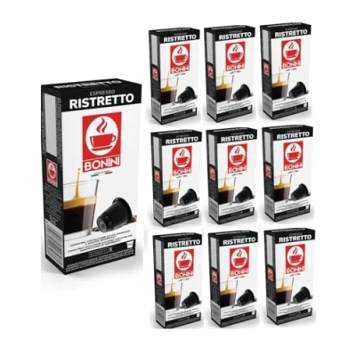 Image of 100 Nespresso Compatible Coffee Capsules (RISTRETTO)
