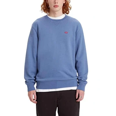Image of Levi&#039;s Men&#039;s Crew Sweatshirt Moonlight Blue XS