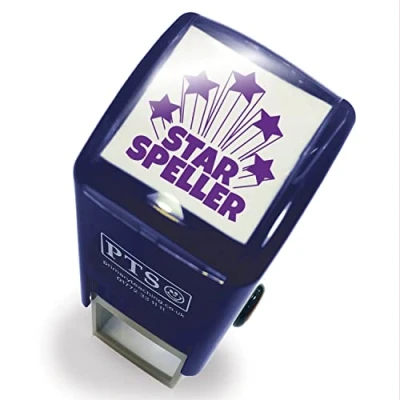Image of Star Speller Pre Inked School Teachers Positive Feedback Reward Marking Stamper Stamp 25mm Primary Teaching Services