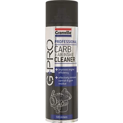 Image of Granville G+PRO Professional 1084 Car Carburettor Choke Carb + Air Intake Cleaner Aerosol Spray **Made In UK**