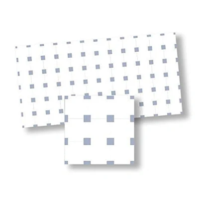 Image of Melody Jane Dolls House Blue &amp; White Spanish Mosaic Floor Tile Sheet Miniature Flooring