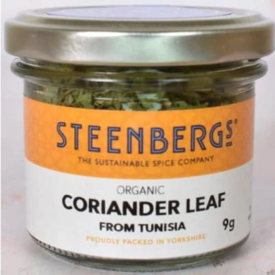 Image of Steenbergs Organic Coriander Leaf Standard Jar 9g