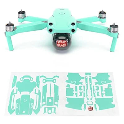 Image of Wrapgrade Main Unit Skin DJI Compatible with Air 2S (MINT BLUE)