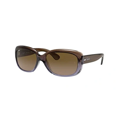 Image of Sunglasses Ray ban Rb4101 jackie ohh col. 860/51 Woman Butterfly Brown