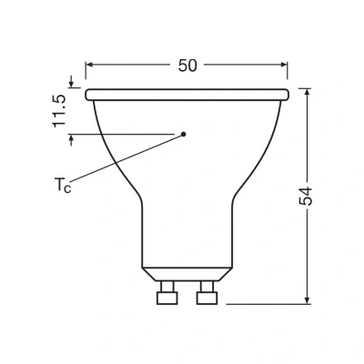 Image of OSRAM LED bulb reflector GU10 6.9W 60 830 clear