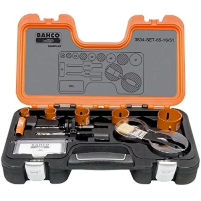 Image of Bahco 3834 set 65 16/51 Elect&#039;ns Holesaw