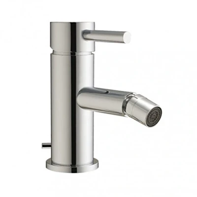 Image of Home Standard Aspen Bathroom Single Lever Chrome Mono Bidet Mixer Tap with Slotted Sprung Waste
