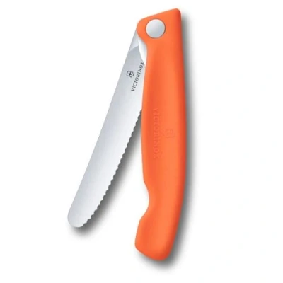 Image of Victorinox Swiss Classic Orange 11cm Serrated Picnic Knife
