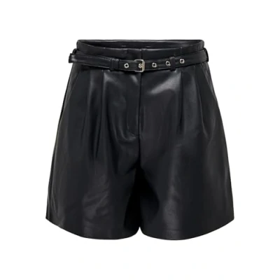 Image of ONLY Onlheidi Shorts, Women&#039;s, Size: XL, Black