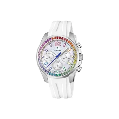 Image of Festina Women Analog Quartz Watch with Rubber Strap F20610/2