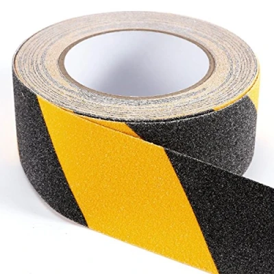Image of HIGH GRIP ANTI SLIP TAPE BLACK YELLOW 50 mm X 5 M INTERHOME©