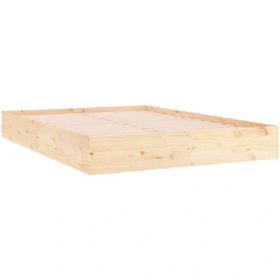 Image of vidaXL Bed Frame without Mattress Solid Wood Super King Size