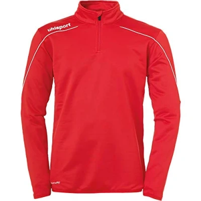Image of Uhlsport Stream 22 1/4 Zip Top Red/White, Size 164