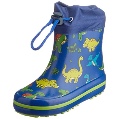 Image of Beck Boys Mini Dino Wellington rain boots