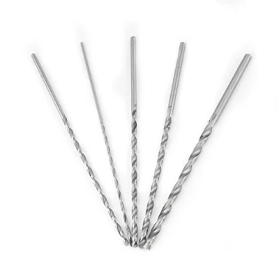 Image of Extra Long High speed Steel HSS Twist Drill Bit hardness Spiral with Straight Shank Set for aluminum Wood Plastic 2 5mm
