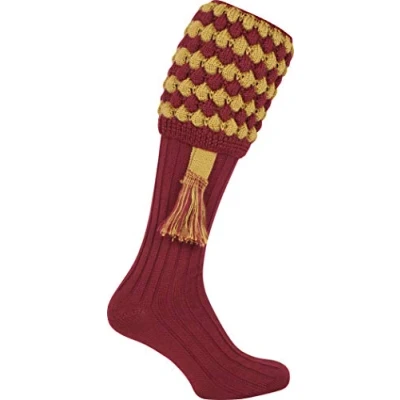 Image of JACK PYKE Pebble Shooting Socks with Garters Navy 8 to 11 UK