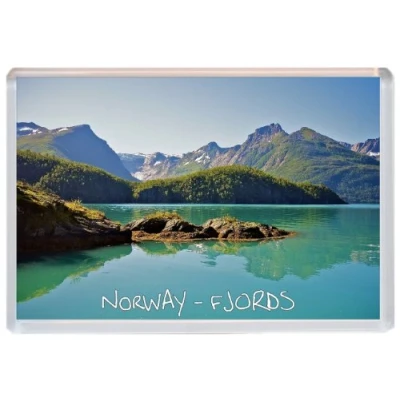 Image of Norway Fjords 96 x 67mm Jumbo Fridge Magnet
