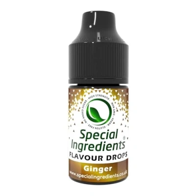 Image of Ginger Flavour Drop 500ml Highly Concentrated Versatile Food Flavouring Vegan, Non GMO, Gluten Free