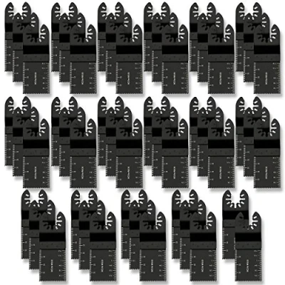 Image of 50PCS Universal Oscillating Quick Release Saw Blades Set Multitool Tool Blade for Bosch Craftsman Dremel FEIN Ridgid TCH Makita Milwaukee